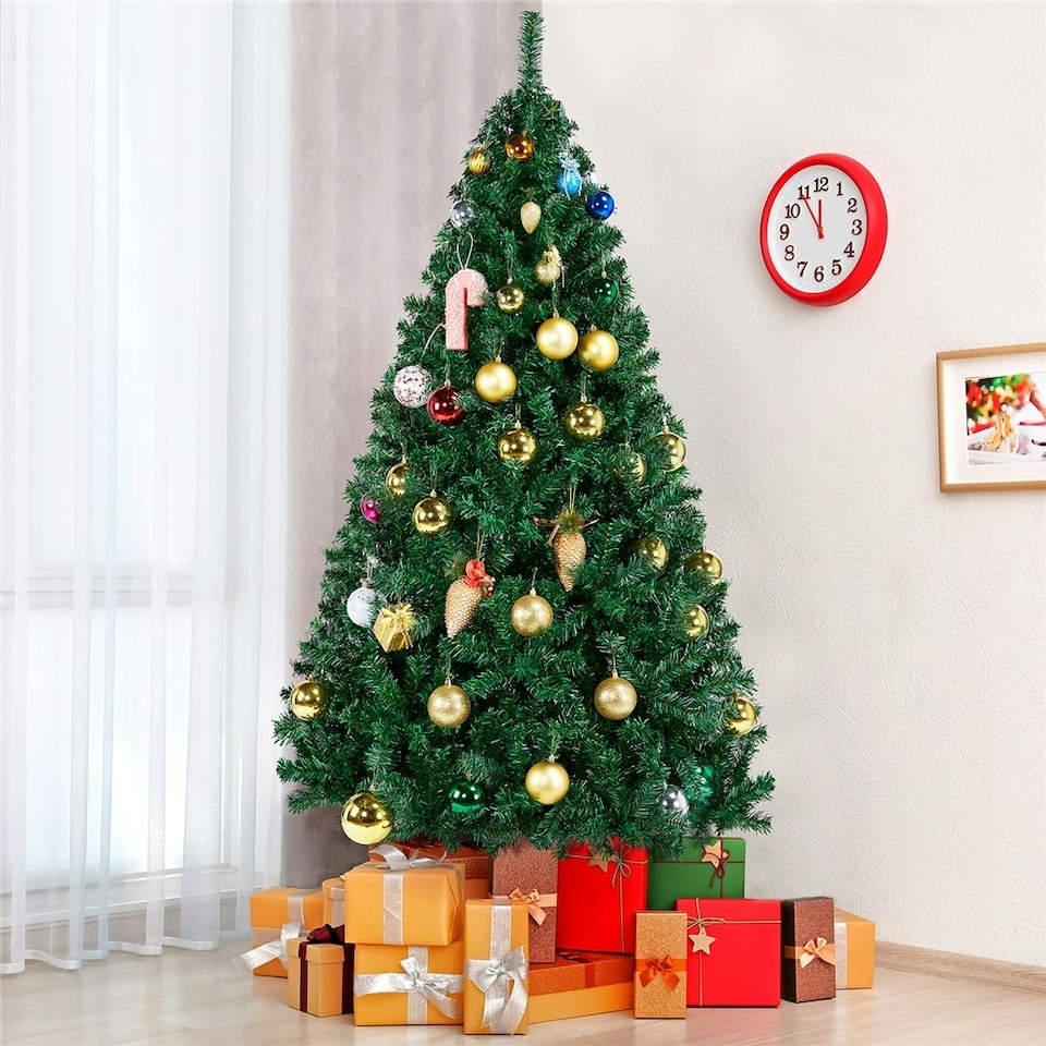 image 1 of Yaheetech 183cm Artificial Christmas Tree with Foldable Stand