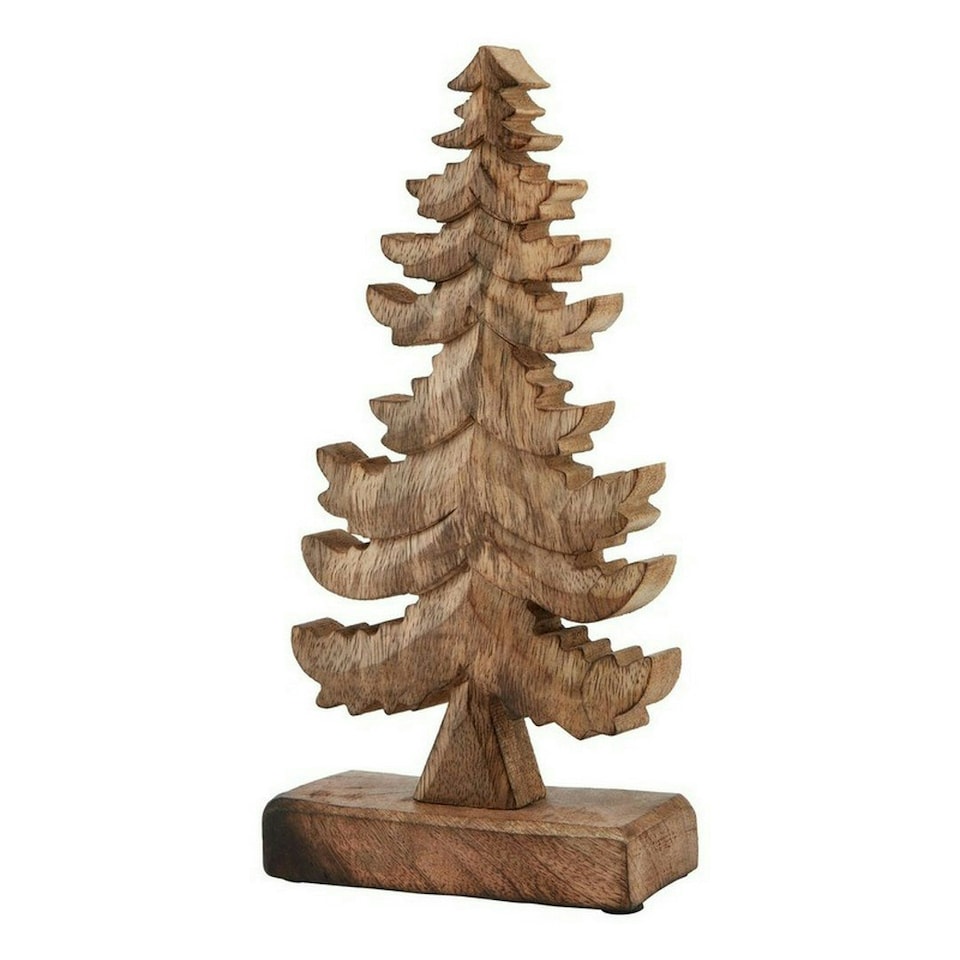 image 1 of Natural Christmas Tree - Wood - L6 x W13 x H26 cm - Brown
