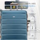 image 3 of Flight Knight 29" Extra Large Suitcase – 20kg Capacity Hard Shell Check-In Luggage with 4 Wheels  100+ Airlines Approved: Ryanair, EasyJet, Jet2, Wizz Air, BA Blue | Blue/Tan | Large
