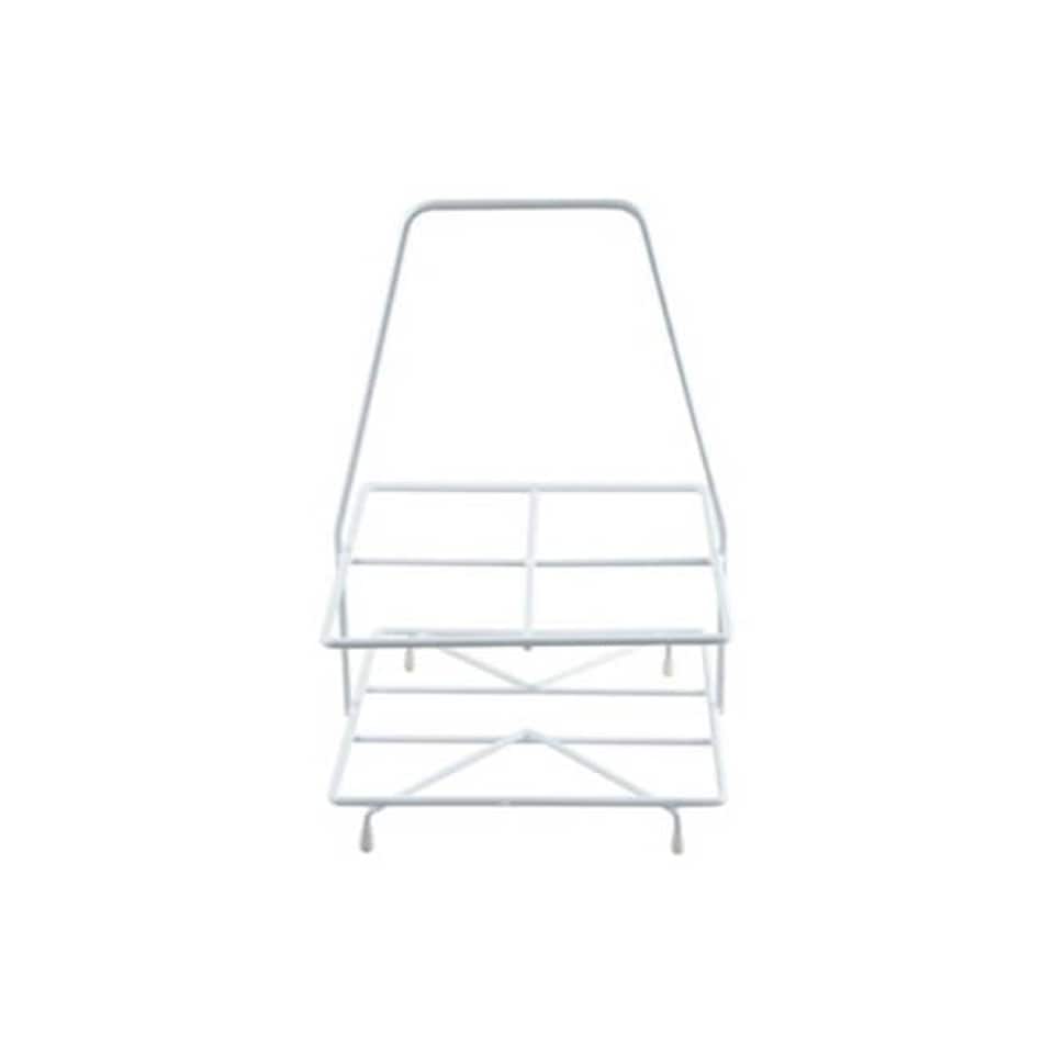 Apollo White Wire Milk 4 Bottle Holder White