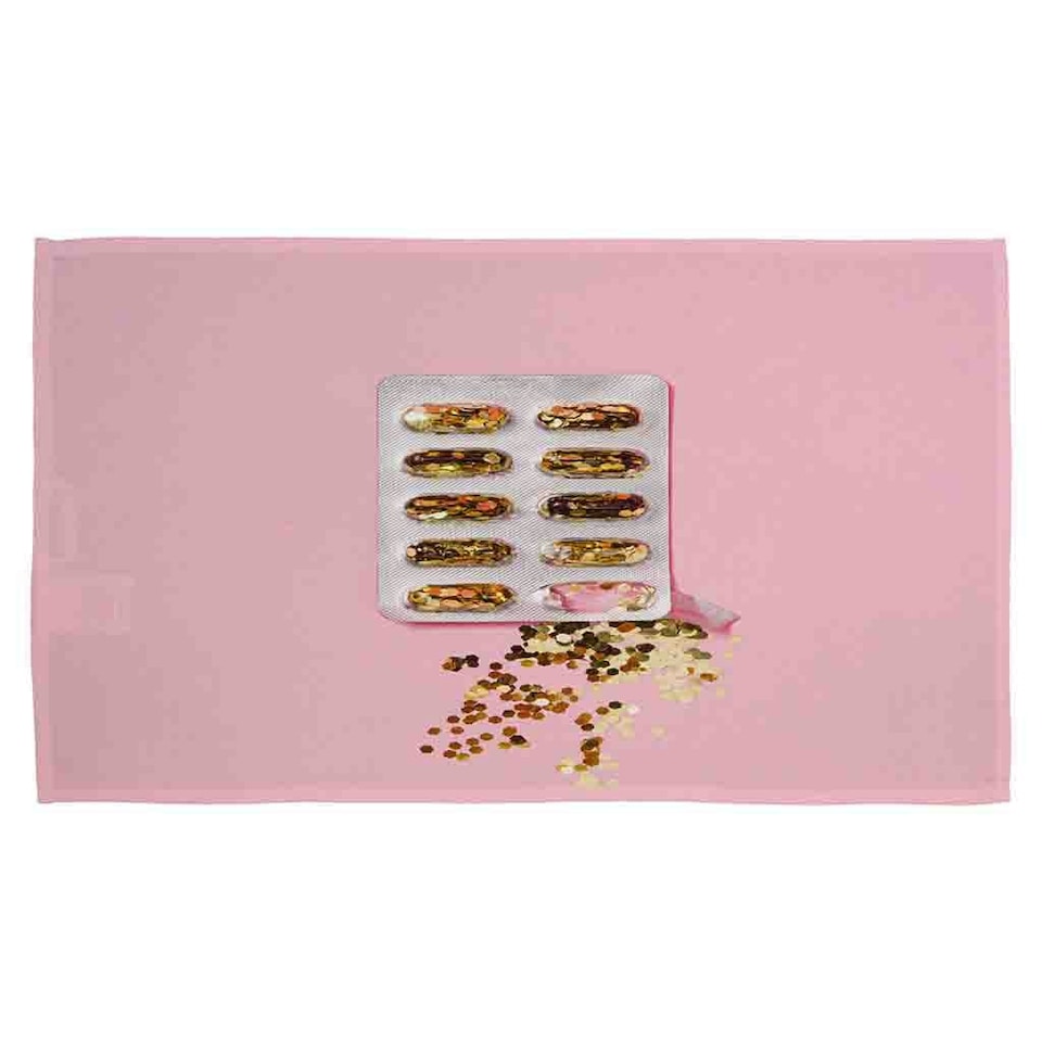 image 1 of Glitter Pills Kitchen Towel