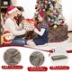 image 7 of COSTWAY Christmas Tree Wooden Tree Box Stand Cover Grey | One Size