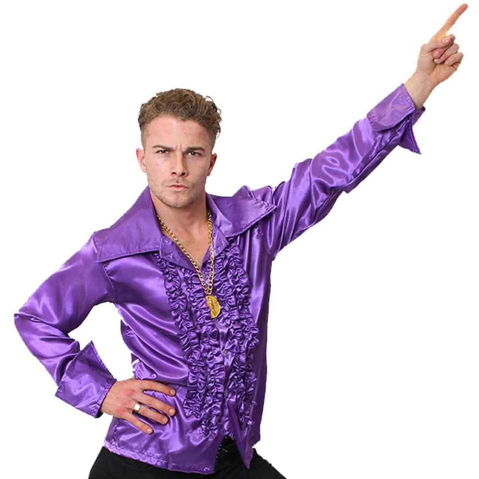 image 1 of Purple Disco Shirt Purple | M