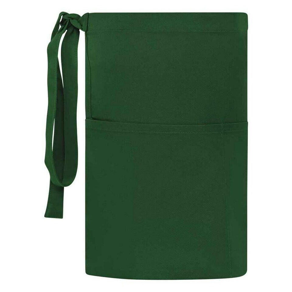 image 1 of Brand Lab Unisex Adult Short Apron - Forest Green - One Size
