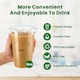 image 3 of ECONX 16oz Clear Plastic Smoothie Cups with Flat Lids Reusable for Smoothies, Juice, Milkshakes 50pk