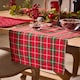 image 2 of Highland Red Tartan Table Runner Red