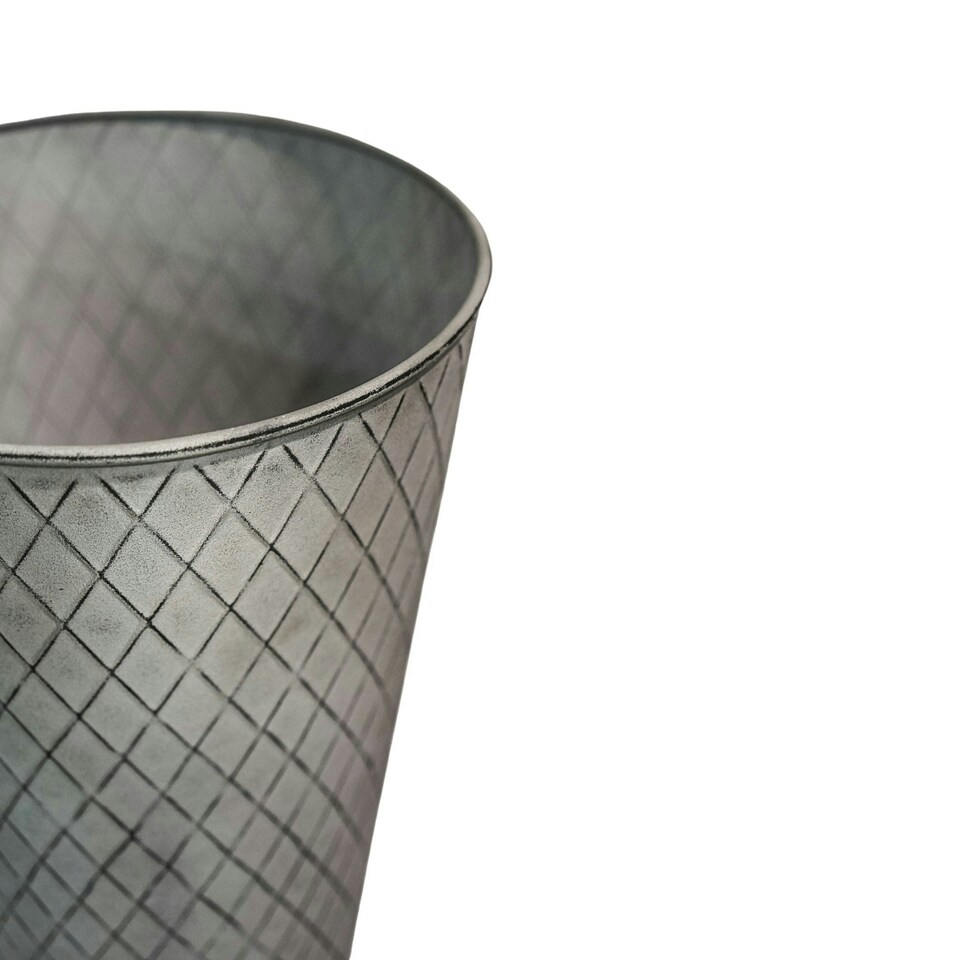 image 1 of Outdoor Chatsworth Zinc Vase Grey