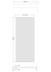 image 2 of Balterley Modern Bathroom Shower Fluted Toughened Safety Glass Wetroom Screen with Support Bar | Black | Matt Black