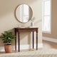 image 2 of Artisan Furniture Solid Wood Turned Legs 1 Drawer Chestnut Console, Brown