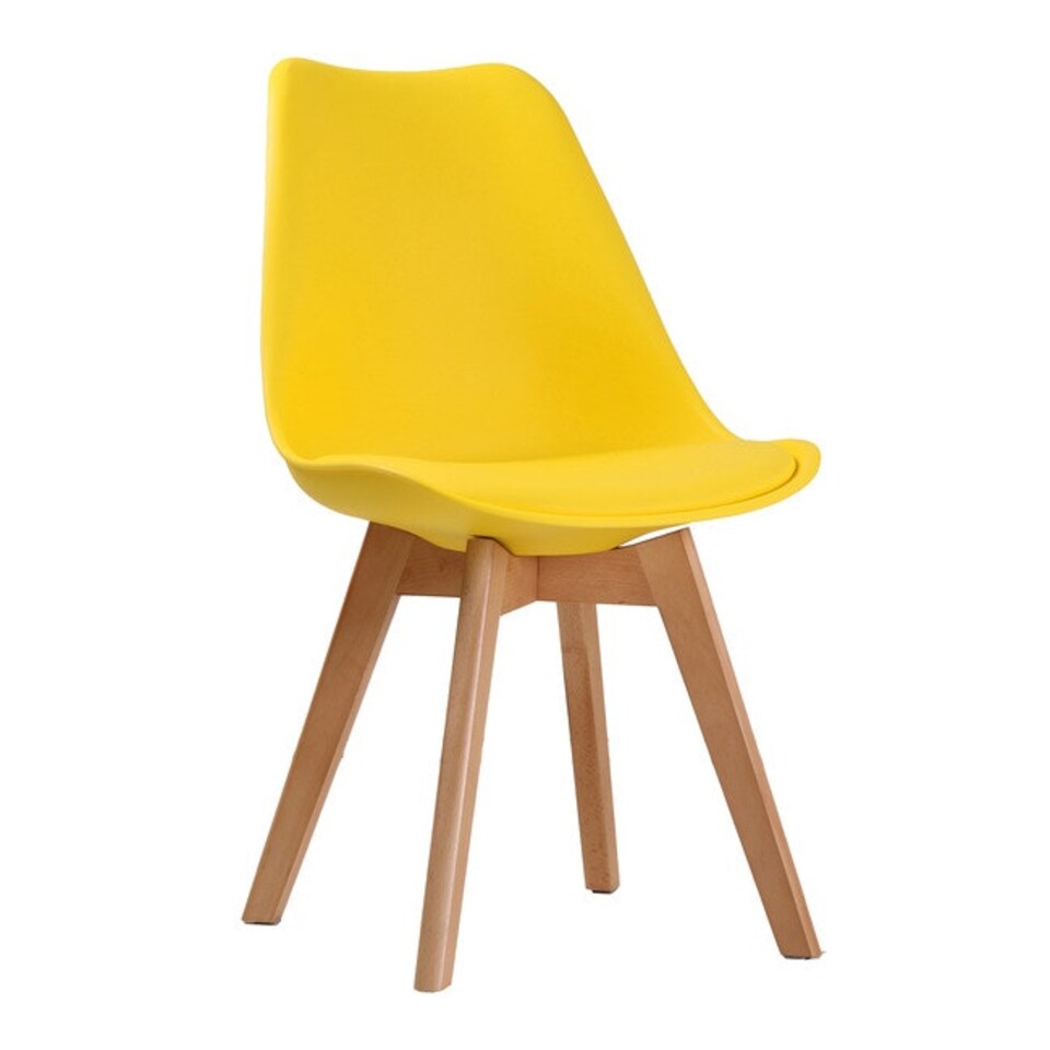 Lovet Chair Yellow (Pack Of 2) Yellow