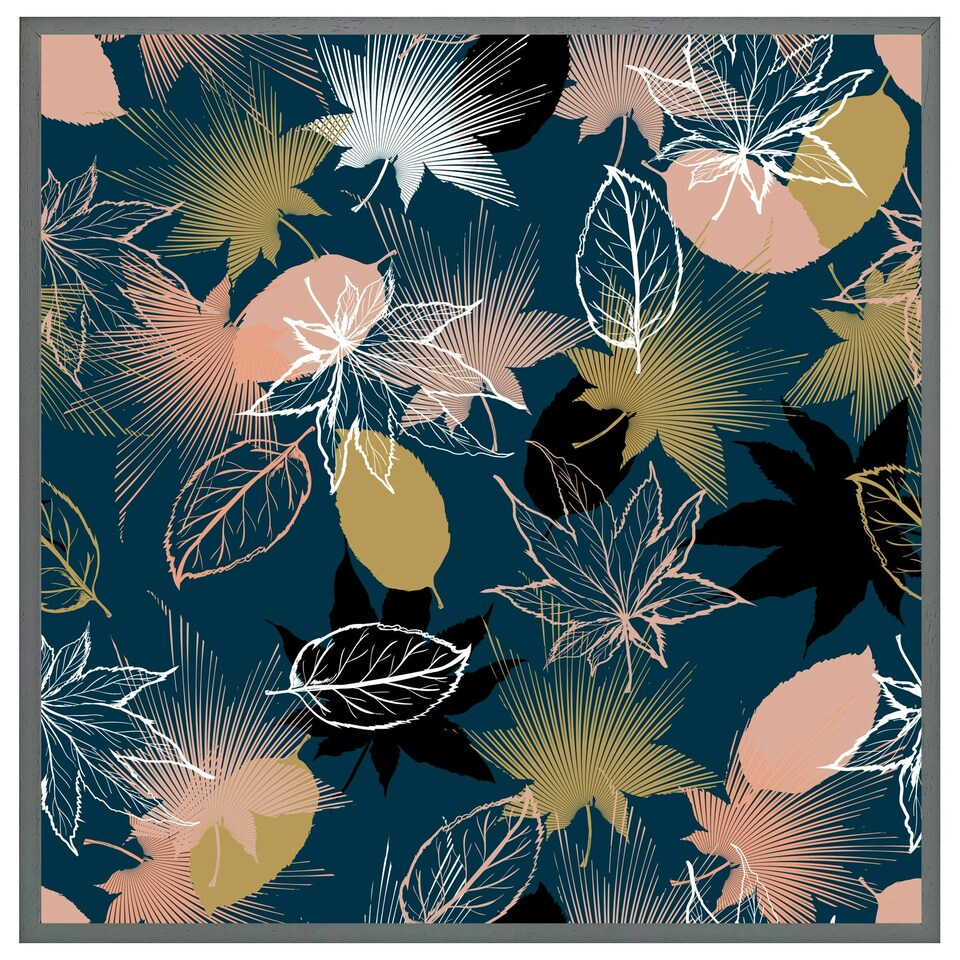image 1 of Maple leaves (Picture Frame) Grey | M
