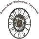 image 7 of Marco Paul 12in Grey Waterproof Garden Clock Grey