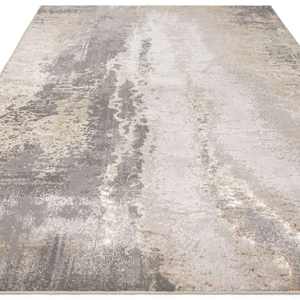 image 1 of Modern Rug, Abstract Anti-Shed Rug for Bedroom, & LivingRoom, 8mm Thickness DiningRoom Rug, Abstract Rug-120cm X 170cm Brown | 120cm X 170cm