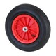 image 4 of 14 Inch Plastic Rim Wheelbarrow Replacement Pneumatic Tyre Wheel