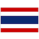 image 6 of 5ft x 3ft THAILAND / THAI FLAG WITH EYELETS PREMIUM QUALITY