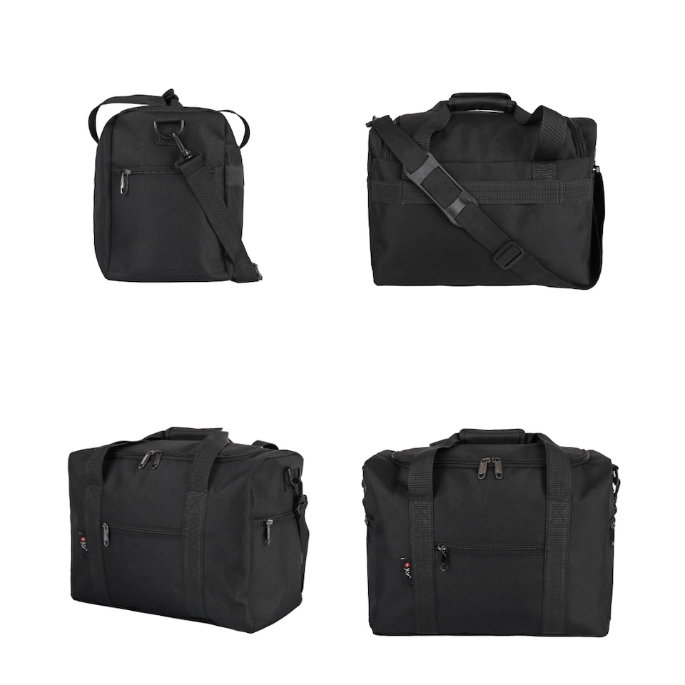 image 1 of Cabin Travel Bag 40x30x20cm Lightweight Duffel with Shoulder Strap and Pocket