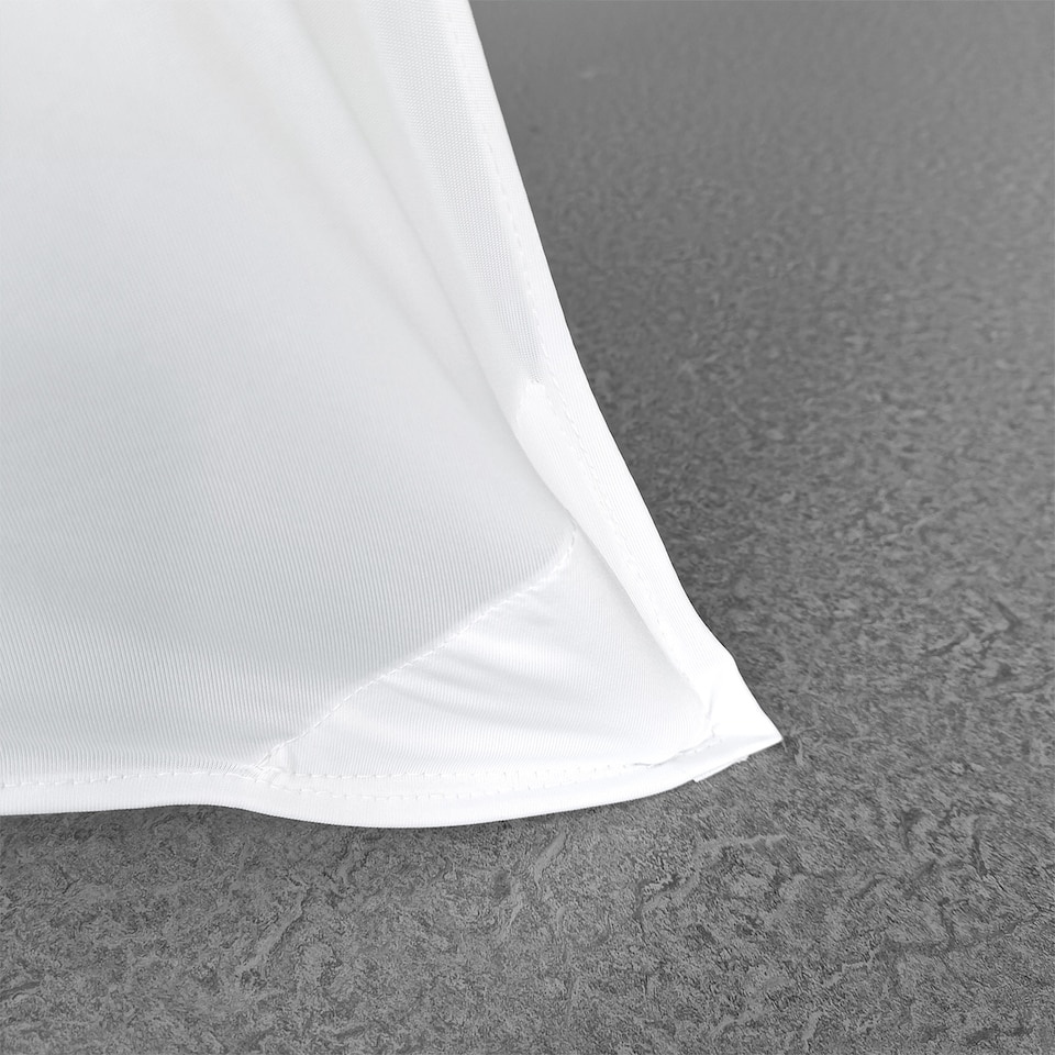 image 1 of 3-Side DJ Speaker Stand Cover with Loop - White, Pack of 1