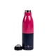image 3 of Beau & Elliot Colour Block 500ml Stainless Steel Drinks Bottle Pink/Navy