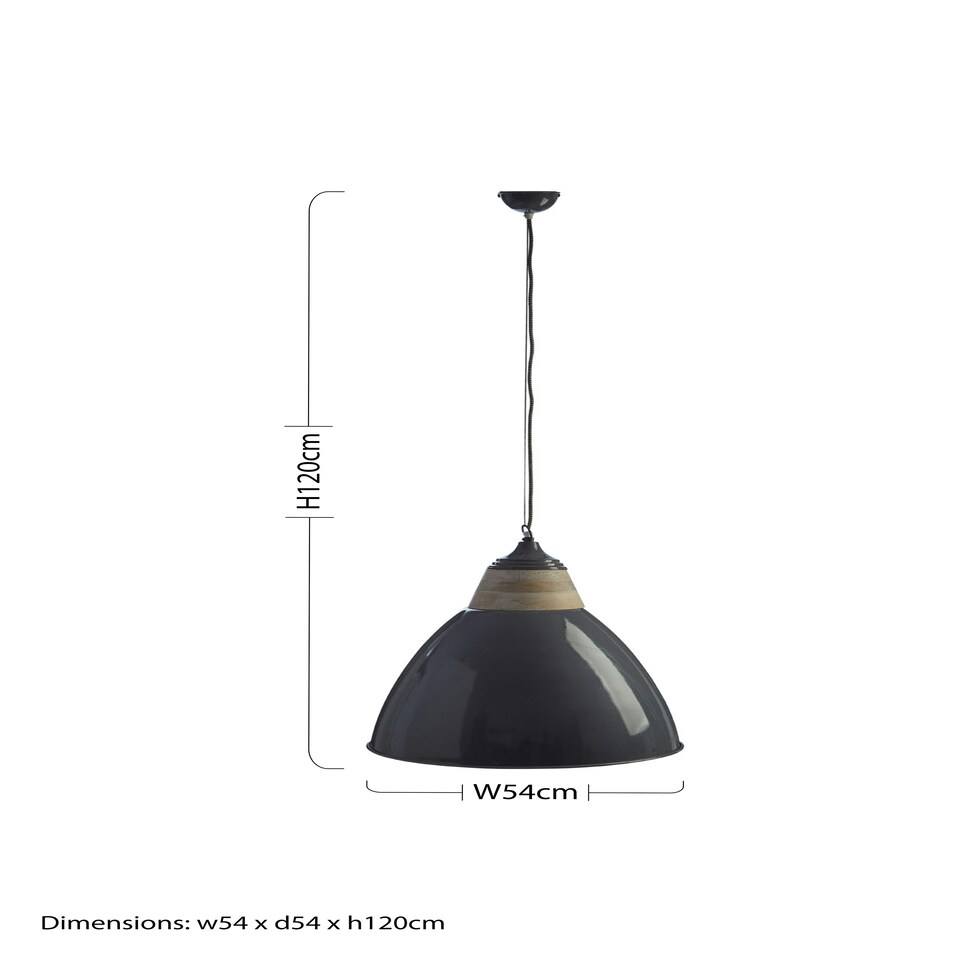 image 1 of Interiors by Premier White Glass and Iron Pendant Light