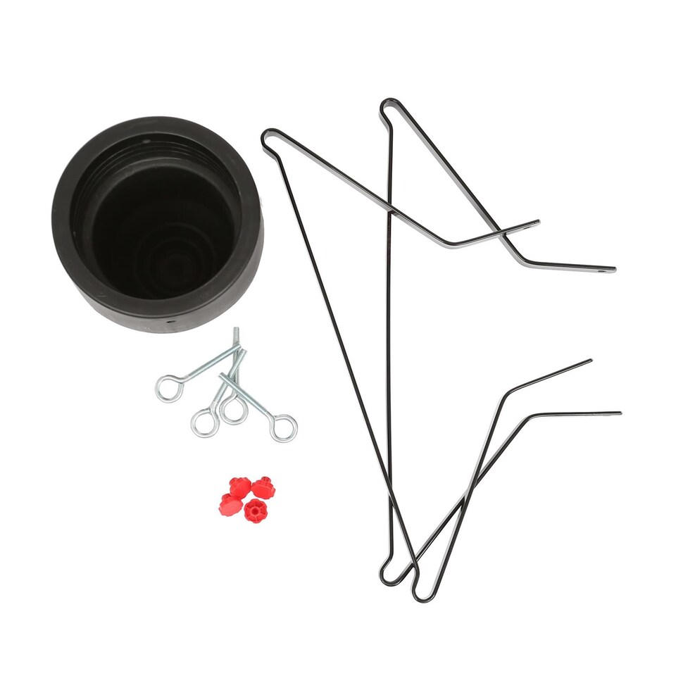 image 1 of Harbour Housewares Classic Real Christmas Tree Stand - 3in - Black