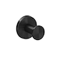 image 1 of Cosmic Wall Mounted Towel Hook with Durable Metal for Bathroom Brushed Black 6cm