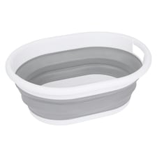 Ashley Collapsible Laundry Basket - 22L - Grey Grey