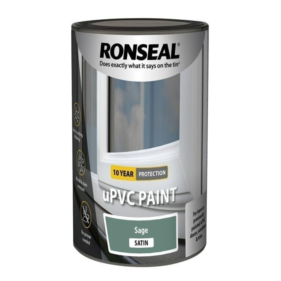 uPVC Paint Sage Satin 750ml - RSLUPVCSS750