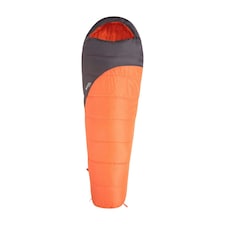 Mountain Warehouse Summit 250 Left Zip Mummy Sleeping Bag - Orange/Black - 200cm