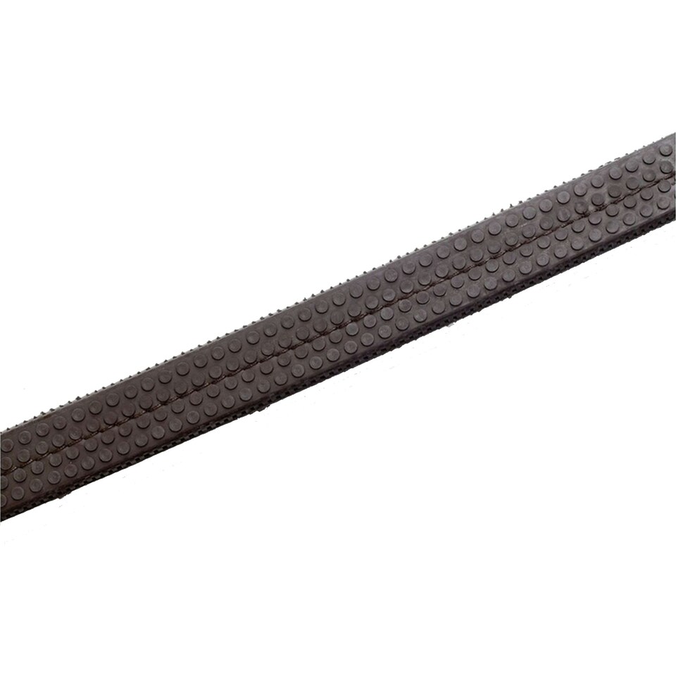 image 1 of Hy Rubber Grip Reins - Brown - Full