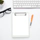 image 3 of Pack of 12 A5 Clear Translucent, Clipboard - with Ruled Side