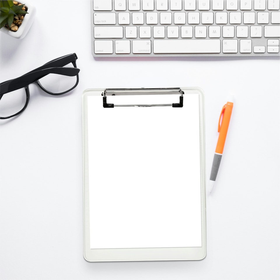 image 1 of Pack of 12 A5 Clear Translucent, Clipboard - with Ruled Side