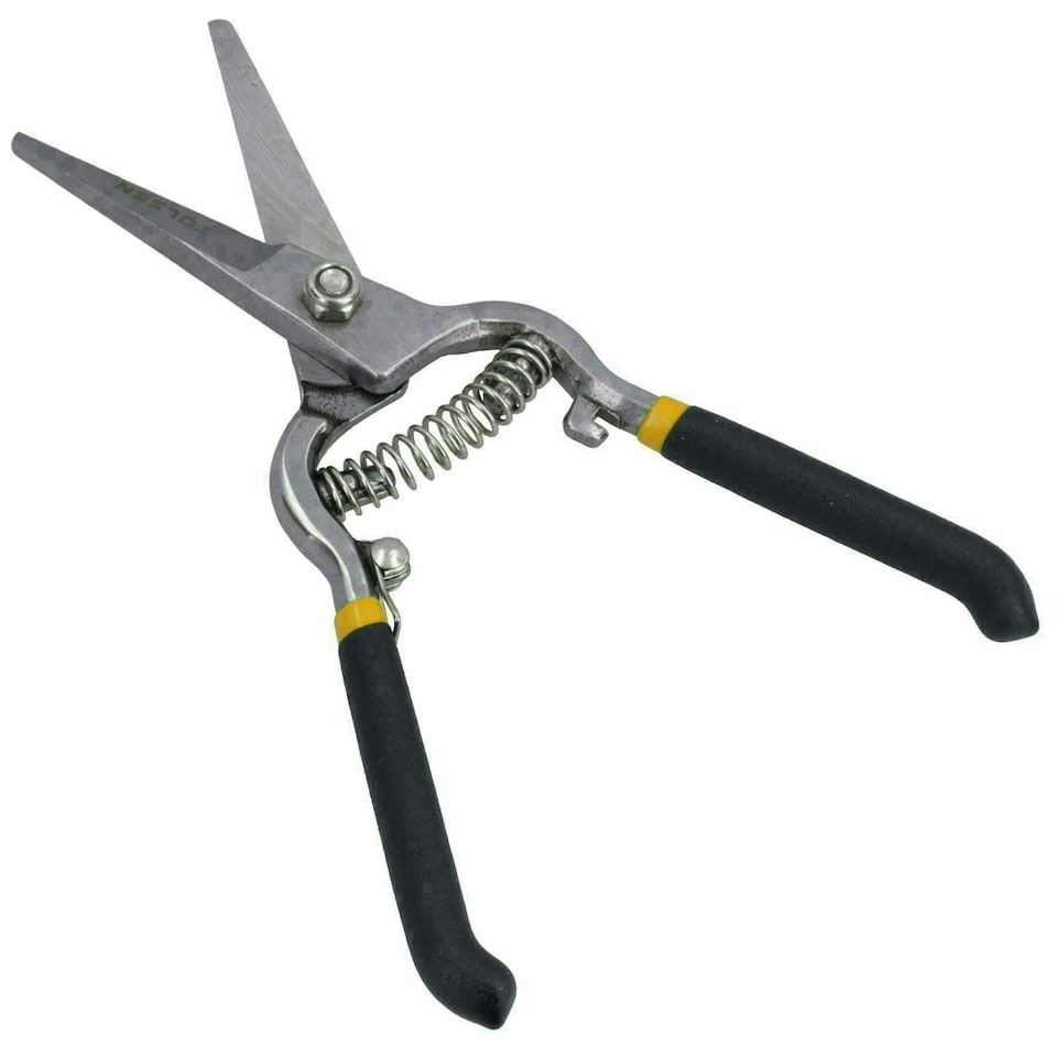 image 1 of Straight Pruning Hand Shears Cutters 200mm Flower Florist Scissors Garden Plant