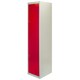 image 3 of Metal Storage Lockers - Two Doors, Flatpacked, Red Red