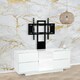 image 4 of Centurion Supports AVITUS ULTRA Gloss White Remote Friendly White Door with 4-White Drawers up to 65" Flat Screen TV Cabinet with Mounting Arm White