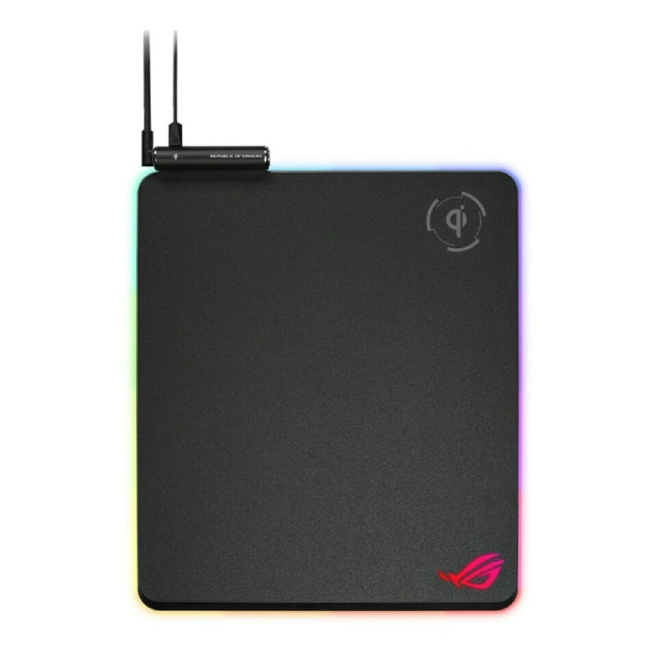 ASUS ROG Balteus RGB Gaming Mouse Pad with Qi Wireless Charging & Customisable Lighting