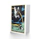 image 2 of Moriz Jung Art Card Rainbow Obstacle Plane Crash Painting