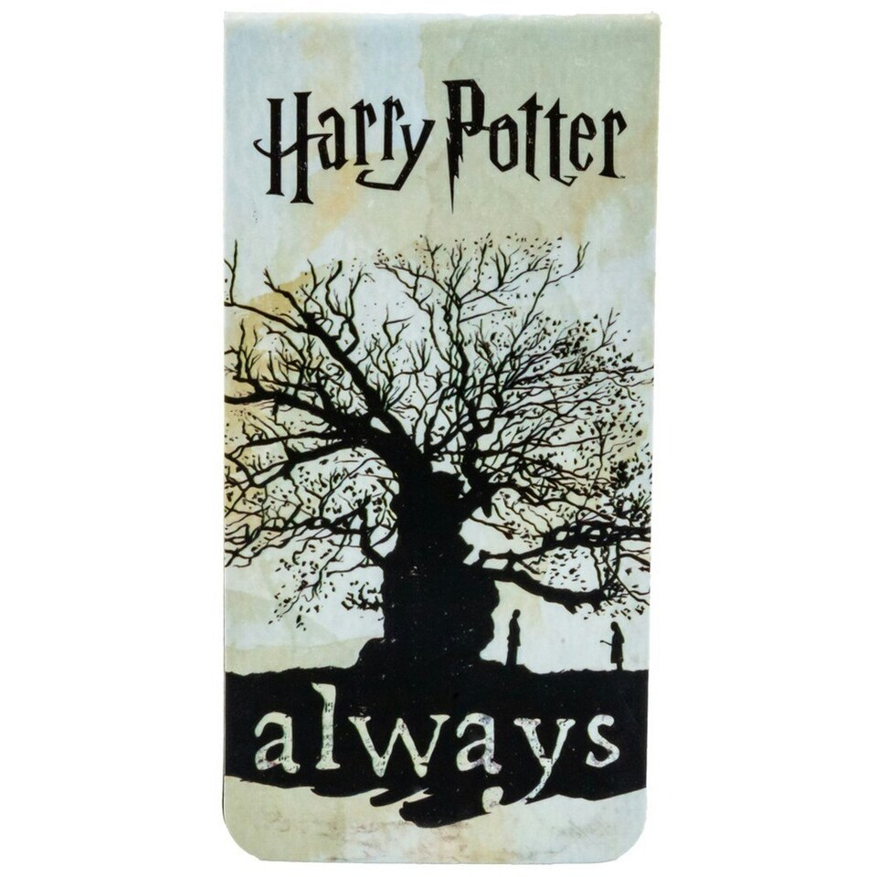 Harry Potter Always Magnetic Bookmark - White/Black - One Size Multi