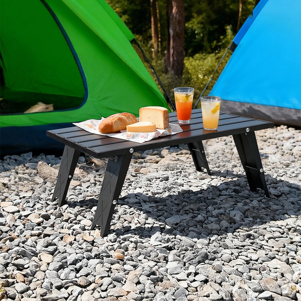 image 1 of Levede Folding Camping Table Mini Aluminium Portable Picnic Desk Lightweight