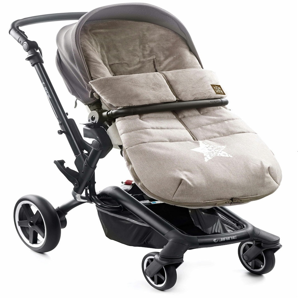 image 1 of Jane Nest 3in1 Pushchair Footmuff Brown | Sesame
