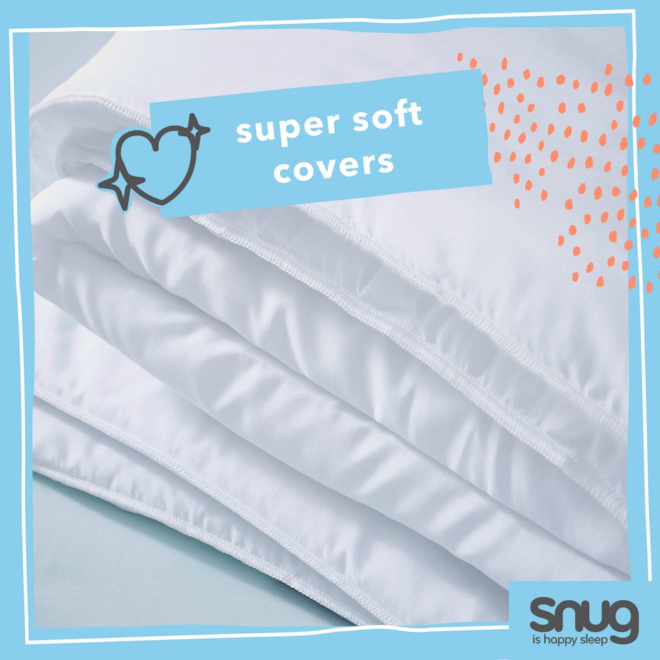 image 1 of Snug Chill Out 4.5 Tog Duvet | White | Single