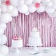 image 3 of Blue Foil Door Curtain Backdrop 92cm x 244cm - Pack of 25 Blue