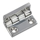 image 4 of Polished Door Butt Hinge 2 Pack Stainless Steel 38mm x 38mm 316 Marine Cabin Silver