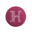 Pink on Fuchsia Letter H