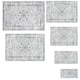 image 8 of Washable Rug Aliya - different sizes, oriental pattern, non-slip underside, non-allergenic short pile Grey | 110 x 60 cm
