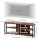 image 3 of Levede 120CM RGB LED Light Wooden TV Cabinet for Max 55 Inch TV Storage Unit