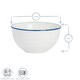 image 3 of Nicola Spring White Farmhouse Cereal Bowls - 15cm - Pack of 6 | White | White