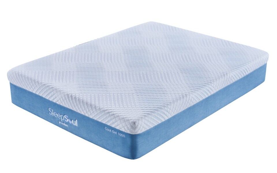 image 1 of SleepSoul Premium Cool Gel 1000 Pocket Mattress Single | White | Single | 1