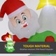 image 4 of Outsunny 8ft Christmas Blow Up Christmas Tree with Santa Claus for Outdoor
