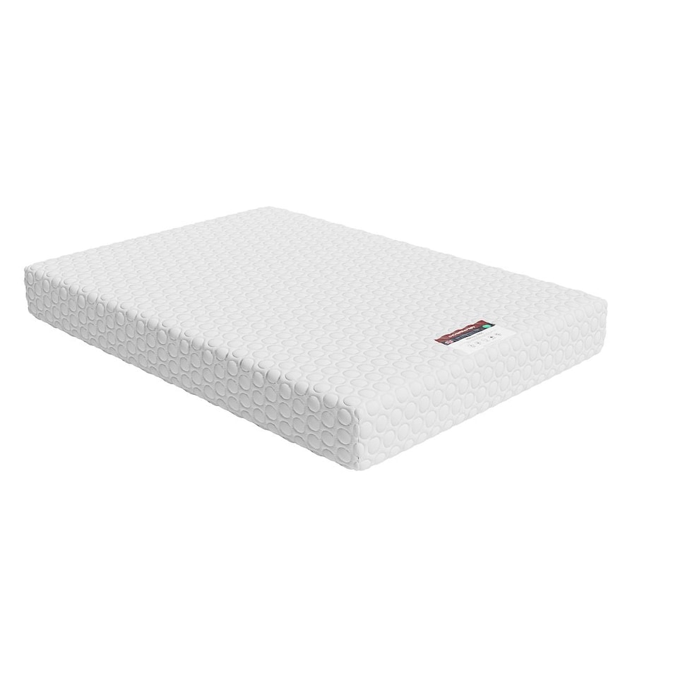 image 1 of Visco Therapy Foam Mattress 20cm - Medium Comfort, Cooling Layer, UK Made | White | White | Double | 1
