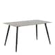 image 1 of Wicklow Rectangular Dining Table in Grey/Black